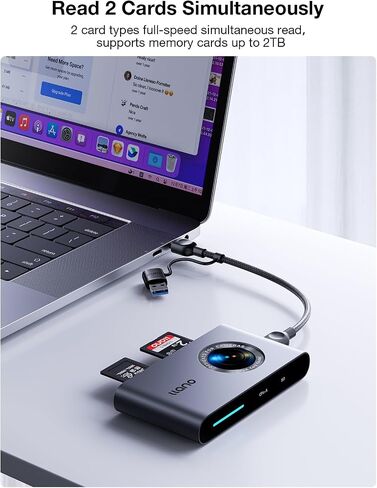 llano CFexpress Type A/SD 4.0 Card Reader, USB 3.1 Gen 2 (10Gbps) 2 in 1 in Saudi Arabia