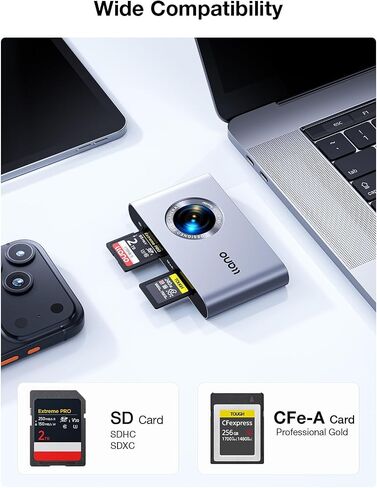 llano CFexpress Type A/SD 4.0 Card Reader, USB 3.1 Gen 2 (10Gbps) 2 in 1 in Saudi Arabia