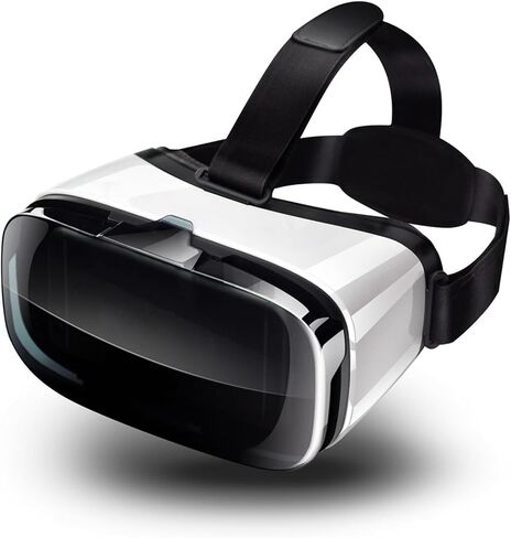 2025 New VR Headset for iPhone & Android Phone, Virtual Reality Goggles for VR Game Video Movies, Education,Kids, Compatible with Phones 4.5"-6.3" in Saudi Arabia
