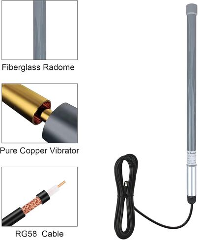 FlightAware ADS-B Antenna 1090MHz & 978MHz Dual Band w/ 10ft SMA Cable MCX Adapter High Gain 5dBi for ADSB FlightAware Software Defined Radios (SDRs) Flight Aviation Adsbexchange in Saudi Arabia