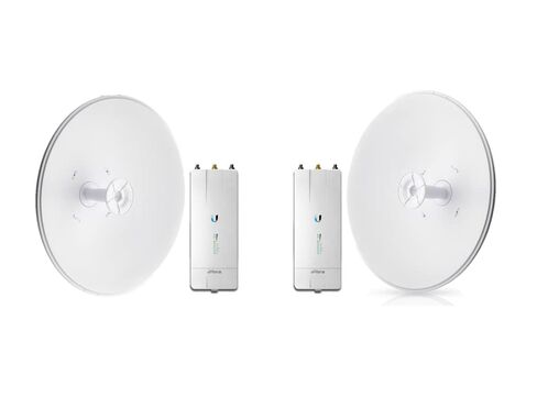 Ubiquiti airFiber AF-5X (x2) 5 جيجا هرتز 200+ كم + هوائي AF-5G30-S45 (x2) 30dBi 5 جيجا هرتز in Saudi Arabia