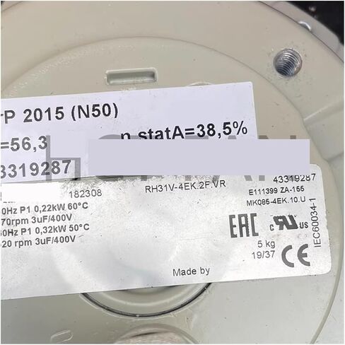 RH31V-4EK.2F.VR MK085-4EK.10.U مروحة 230 فولت in Saudi Arabia