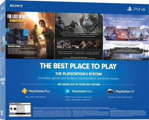 Newest Flagship Sony Play Station 4 2TB SSHD Only on Playstation PS4 Console Slim Bundle - 3X Games (The Last of Us, God of War, Horizon Zero Dawn) 2TB SSHD Fast Boot Incredible Games -Jet Black in Saudi Arabia