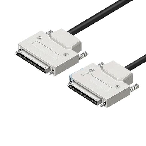 Metal Shell SCSI Cable VHDCI68M/M Male to Slim V68 Data Connection 68P 0.5M 1M 1. 2M 3meter(1m) in Saudi Arabia