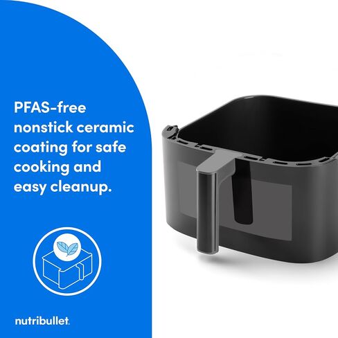 nutribullet CrispLite™ Vision Air Fryer, 8-Qt. PFAS-Free Ceramic in Saudi Arabia
