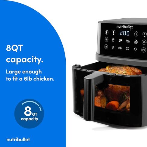 nutribullet CrispLite™ Vision Air Fryer, 8-Qt. PFAS-Free Ceramic in Saudi Arabia