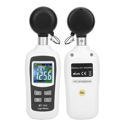 Digital Light Meter with Temperature Measurement, Portable Illuminometer 0–20000 Lux in Saudi Arabia