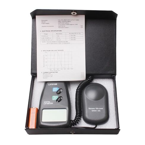 Handheld Digital illuminance Meter LX-1010B: Portable with Digital Display in Saudi Arabia