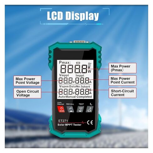 1600W Solar Panel Tester with LCD Display for Photovoltaic Modules in Saudi Arabia