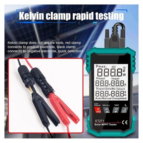 1600W Solar Panel Tester with LCD Display for Photovoltaic Modules in Saudi Arabia