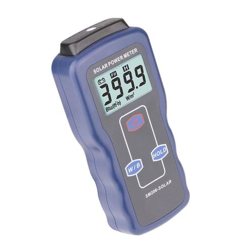 Solar Power Meter Light Intensity Tester for Solar Radiation and Glass in Saudi Arabia