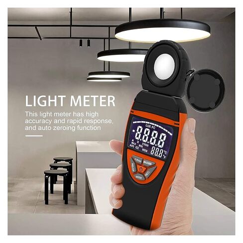 BT-8801A Digital Lux Meter 1–400,000 Lux Portable Light Intensity Tester in Saudi Arabia