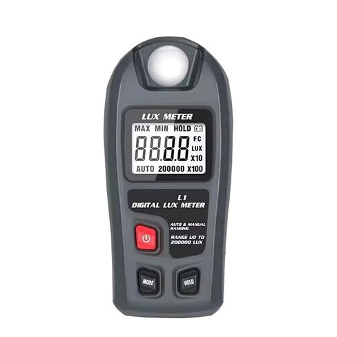 L1 Digital Lux Meter 200000 Lux Light Meter FC/Lux High Accuracy LCD Tester in Saudi Arabia