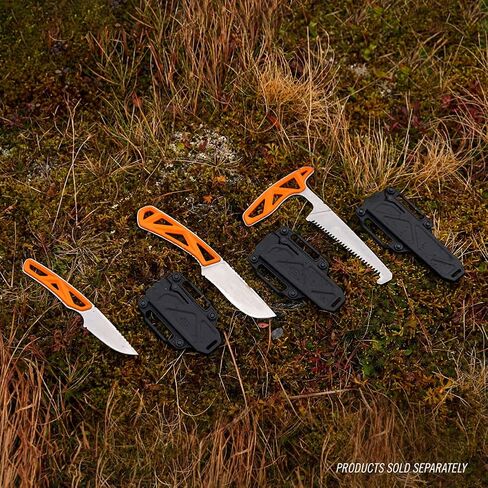 Gerber EXO-MOD Drop Point Fixed Blade Hunting Knife with Sheath, Orange in Saudi Arabia