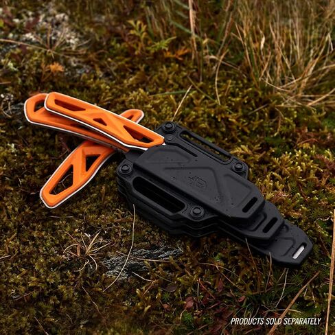 Gerber EXO-MOD Drop Point Fixed Blade Hunting Knife with Sheath, Orange in Saudi Arabia