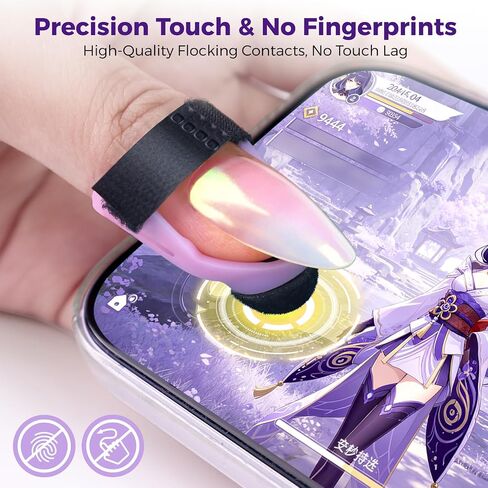 2 Pack Soft Anti-Slip Reusable Finger Guards for Long Manicure Nails in Saudi Arabia
