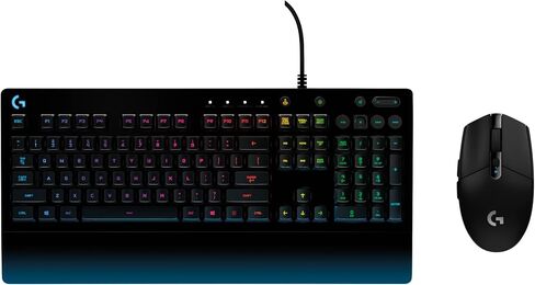 Logitech G305 Lightspeed Wireless Gaming Mouse + G213 Prodigy Gaming Keyboard Bundle - Black in Saudi Arabia
