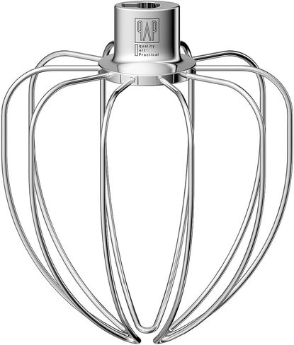 QAP Stainless Steel Wire Whip Fits KitchenAid 4.5 5 QT Tilt Head in Kuwait