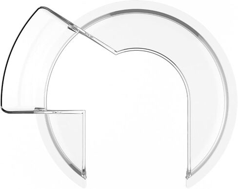 Pouring Shield for KitchenAid Mixer, Fits 4.5-5QT Tilt-Head Mixer Bowl in Kuwait