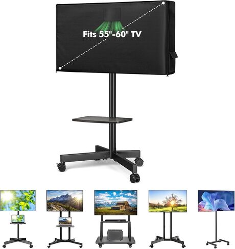 Waterproof Outdoor TV Cover 55-60" ForMobile TV Stand,Heavy 600D in Kuwait