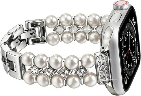 Boho Bracelet Compatible with Apple Watch Band 41mm 40mm 42mm 38mm 49mm 46mm 45mm 44mm Natural Stone Beaded iWatch Band Women Men Apple Watch Strap Ultra Series 11/10/9/8/7/6/5/4/3/2/1/SE 3/Ultra 3 in Kuwait