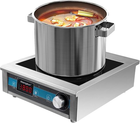 Commercial Induction Cooktop, 1800W 120V, 9.25-Inch Hot Plate in Kuwait