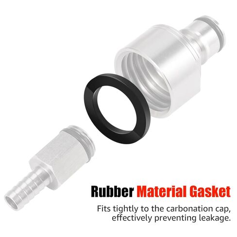 FERRODAY 6-Pack Rubber Gaskets for Carbonation Cap, Flat Smooth Cap Washer in Kuwait