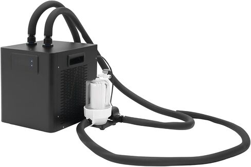 1/3HP Portable Water Chiller, Ice Bath Cooler with Circulation Pump, Aquariums Cooling System, Temp Control 36-122°F, Ultra Quiet <40dB, for Fish Tanks, Cold Water Plants, Bathtub in Kuwait