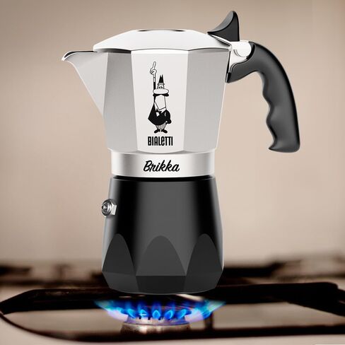 Bialetti Bricca NEW 4 Cup Open Fire Type (Coffee Maker, Espresso Makinetta) in Kuwait