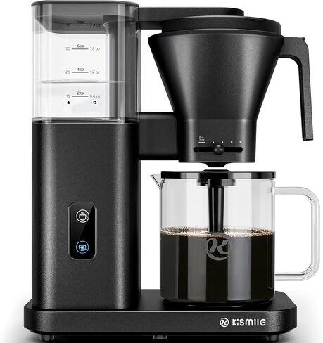 Kismile SCA-Certified 8-Cup Drip Coffee Maker with Pour-Over Control in Saudi Arabia