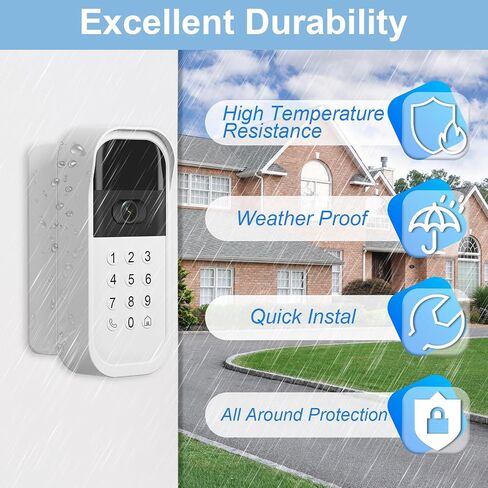 Swivel Mount for myQ Smart Garage Video Keypad, Angled Adjustable 40 to 140 Degrees Corner Mounting for myQ Garage Door Opener Easy to Install Reduce Blind Spot (Video Keypad is NOT Included) in Saudi Arabia