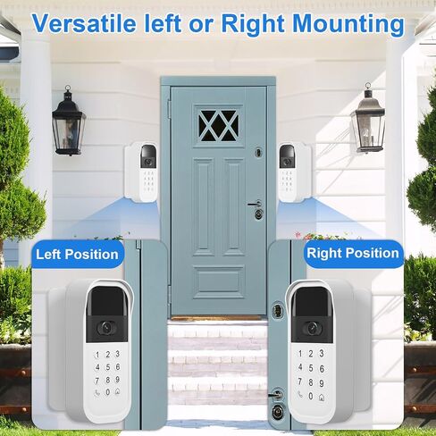 Swivel Mount for myQ Smart Garage Video Keypad, Angled Adjustable 40 to 140 Degrees Corner Mounting for myQ Garage Door Opener Easy to Install Reduce Blind Spot (Video Keypad is NOT Included) in Saudi Arabia