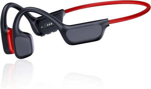 Bone Conduction Headphones, Swimming Headphones, Open Ear Headphones, Black in Saudi Arabia