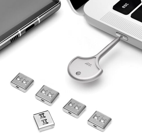 PortPlugs USB-A & USB-C Port Blockers Bundle - Dust & Moisture Resistant Shield - Durable Type-A & Type-C Data Protection Locks for Laptops, PCs, Gaming Devices & Tamper Protection in Saudi Arabia