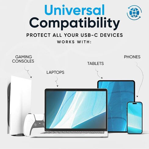 PortPlugs USB-A & USB-C Port Blockers Bundle - Dust & Moisture Resistant Shield - Durable Type-A & Type-C Data Protection Locks for Laptops, PCs, Gaming Devices & Tamper Protection in Saudi Arabia