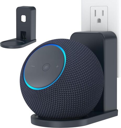 HomeMount Wall Mount for Dot Max & Nest Mini, Plug-in (White, 1 Mount) in Kuwait