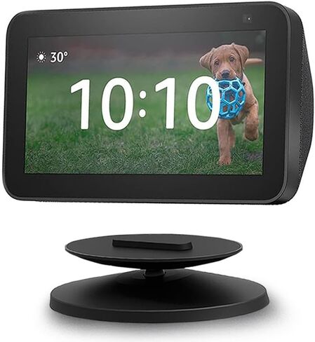 AutoSonic Stand Compatible with Echo Show 5 and 8 (1st Gen and 2nd Gen) Accessories Made for Echo Alexa | Swivel and Tilt | Magnetic Attachment | Black in Kuwait