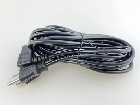 [UL Listed] OMNIHIL Extra Long 15FT L-Shaped C13 Power Cord Compatible with Cuisinart Percolator PRC-4 in Saudi Arabia