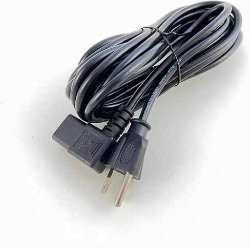 [UL Listed] OMNIHIL Extra Long 15FT L-Shaped C13 Power Cord Compatible with Cuisinart Percolator PRC-4 in Saudi Arabia