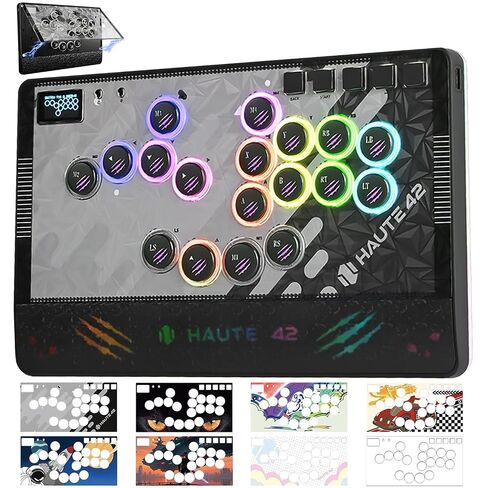 Haute42 C-AT Leverless Controller, Hot Swap Arcade Fightstick for PC/Switch in Saudi Arabia