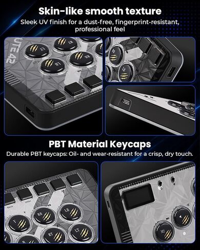 Haute42 C-AT Leverless Controller, Hot Swap Arcade Fightstick for PC/Switch in Saudi Arabia