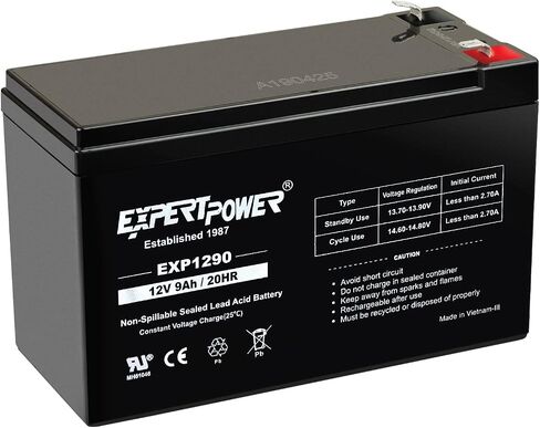 ExpertPower EXP1290, 12V 9AH SLA AGM Rechargeable 12V Battery Backup in Saudi Arabia