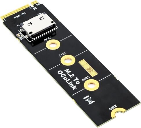 RGEEK M.2 NVME to OCuLink SFF-8612 Adapter, PCIe 4.0 x4 64Gbps in Saudi Arabia