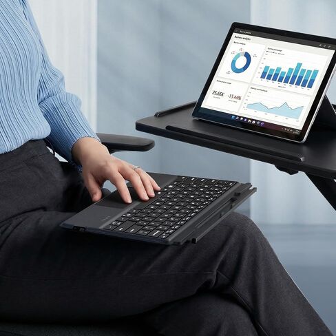 Surface Pro 11/10/9/8 Keyboard, Bluetooth Backlit Type Cover With Trackpad in Saudi Arabia