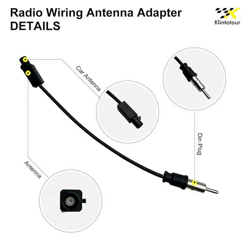 محول أسلاك راديو ما بعد البيع متوافق مع Ford 2011-2020، 16Pin Android Car Stereo Harness مع محول هوائي عكسي، يناسب F-150 F-250 F-350 F-450 F-550 Edge Mustang Transit، DC 12V فقط in Kuwait
