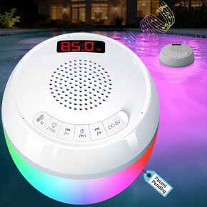 AearKing 3in1 Floating Pool Speaker with Digital Pool Thermometer & Lights in Saudi Arabia