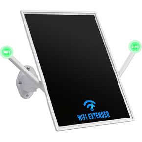 Solar WiFi Extender Signal Booster Outdoor, Long Range up to 500-feet, Internet 2.4G WiFi, 15W Solar Panel, 26000mAh Battery, IP65 Waterproof, Solar Powered WiFi Extender for Garden, Farm & Ranch in Kuwait