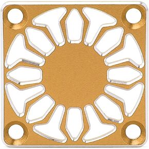 RC Fan Cover, Durable Aluminum Alloy Protective Case for RC Cars, 30 x 30 mm, 1 Piece (Gold) in Saudi Arabia