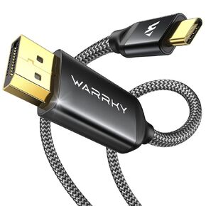 Warrky USB C to DisplayPort Cable 8K@60Hz 4K@240/144Hz [Gold-Plated Plug] in Saudi Arabia