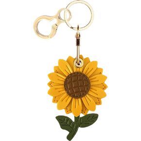 BORKUANA PU Leather Keychain holder Protective Case Compatible with AirTag in Kuwait